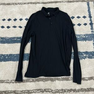 Men's Black Long Sleeve Shirt